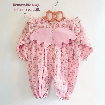Pink Rose Romper Set With Mimi Bunny Doll - RISA DREAMWORLD